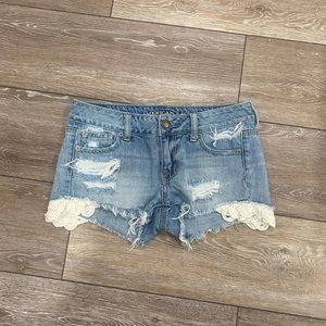 American eagle jean shorts